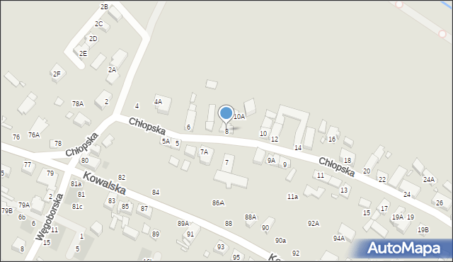 Wrocław, Chłopska, 8, mapa Wrocławia
