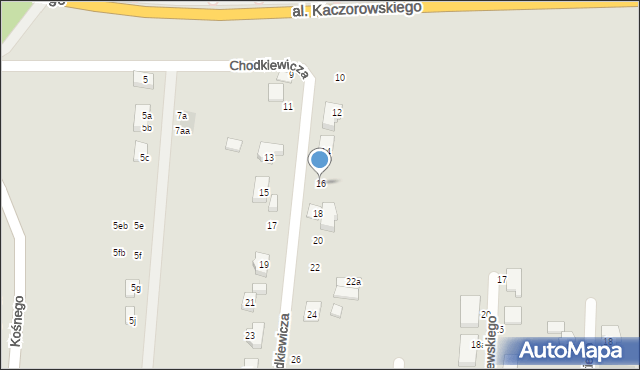 Wrocław, Chodkiewicza Jana Karola, hetm., 16, mapa Wrocławia