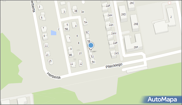 Ząbki, Chełmońskiego Józefa, 5H, mapa Ząbki