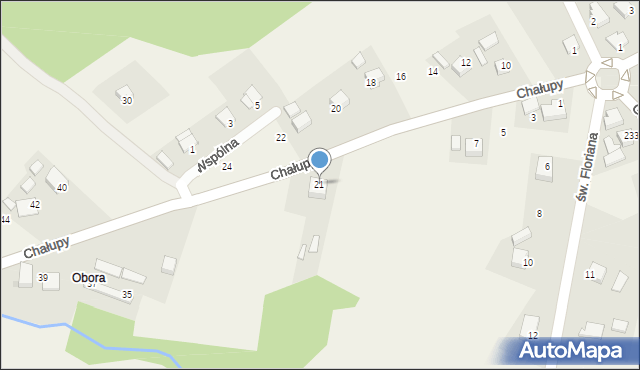 Zalas, Chałupy S., ppłk., 21, mapa Zalas