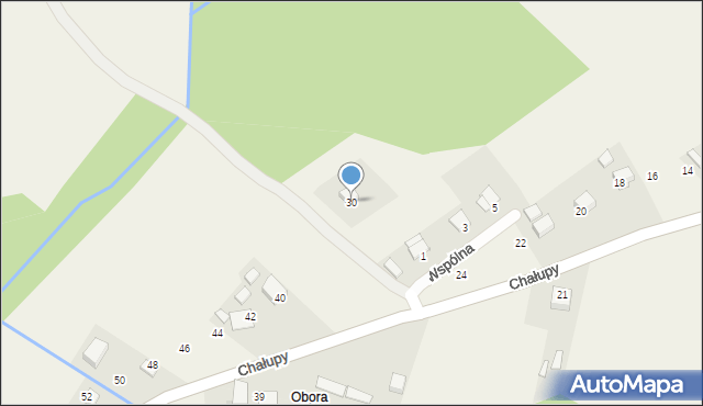 Zalas, Chałupy S., ppłk., 30, mapa Zalas