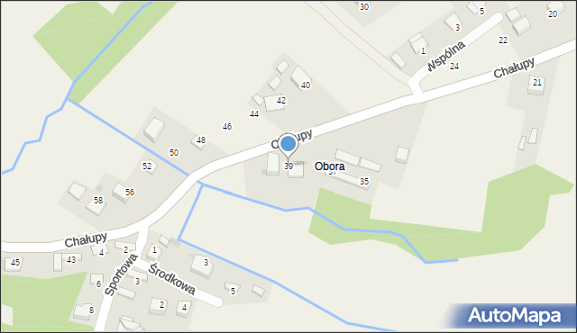 Zalas, Chałupy S., ppłk., 39, mapa Zalas