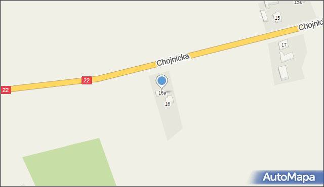 Zblewo, Chojnicka, 16a, mapa Zblewo