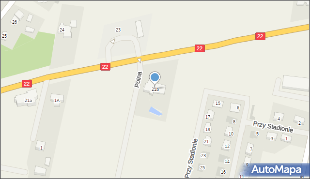 Zblewo, Chojnicka, 21b, mapa Zblewo