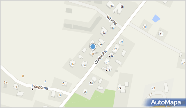 Zblewo, Chojnicka, 8, mapa Zblewo