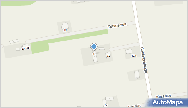 Żelechów, Chełmońskiego, 33, mapa Żelechów