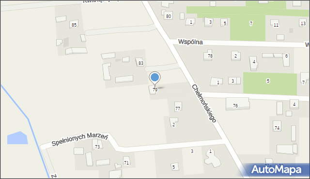 Żelechów, Chełmońskiego, 81, mapa Żelechów