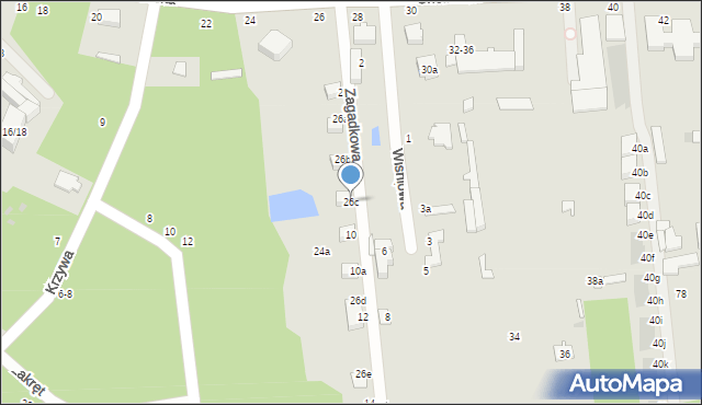 Zgierz, Chełmska, 26c, mapa Zgierz