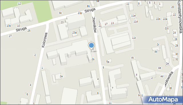 Zgierz, Chemików, 2/4, mapa Zgierz