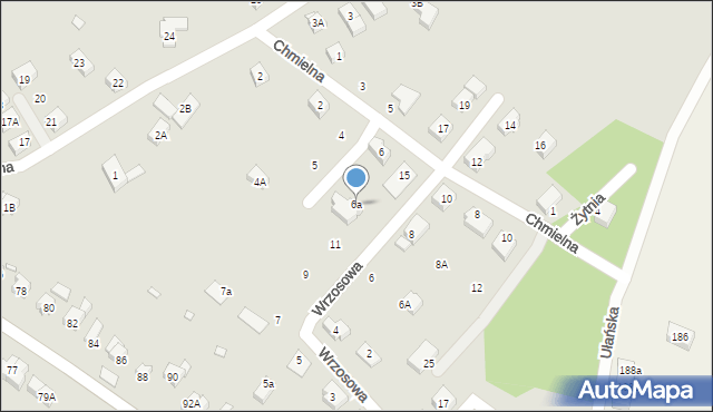 Zgorzelec, Chmielna, 6a, mapa Zgorzelec