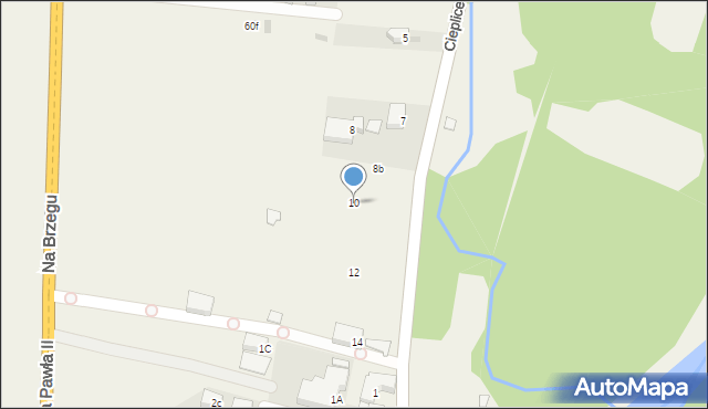 Bańska Niżna, Cieplice, 10, mapa Bańska Niżna