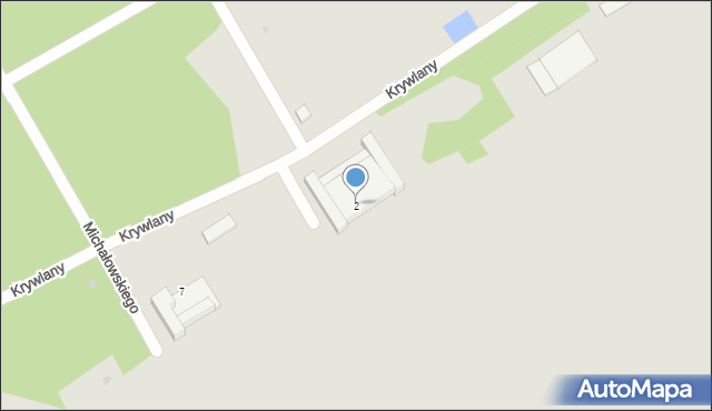 Białystok, Ciołkowskiego Konstantego, 2, mapa Białegostoku