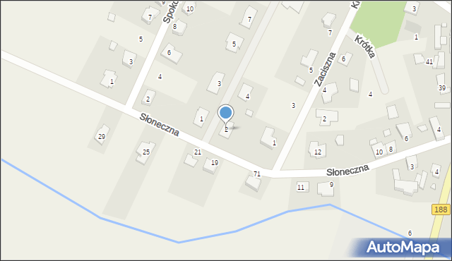 Blękwit, Cicha, 2, mapa Blękwit