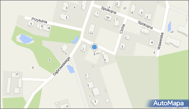 Bojano, Cicha, 4, mapa Bojano