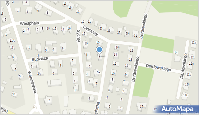 Bojano, Ciepłucha Feliksa, 7, mapa Bojano