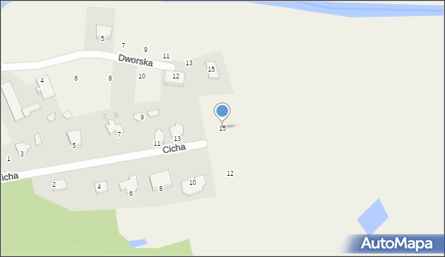 Bratian, Cicha, 15, mapa Bratian