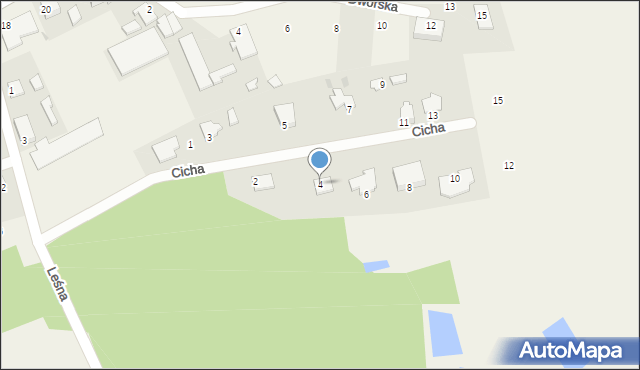 Bratian, Cicha, 4, mapa Bratian