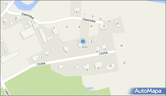 Bratian, Cicha, 7, mapa Bratian