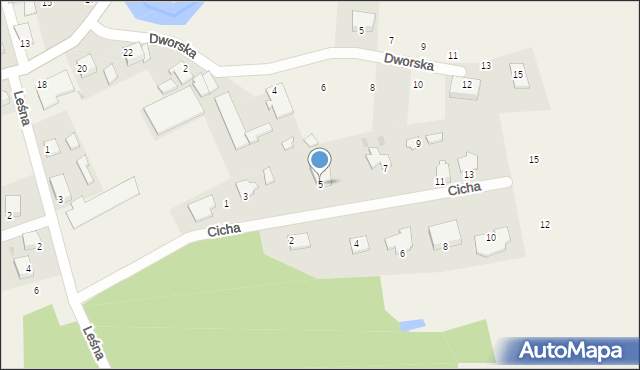 Bratian, Cicha, 5, mapa Bratian