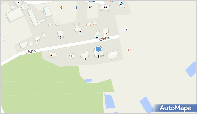 Bratian, Cicha, 8, mapa Bratian