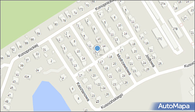 Brzeg, Cisowa, 15, mapa Brzeg