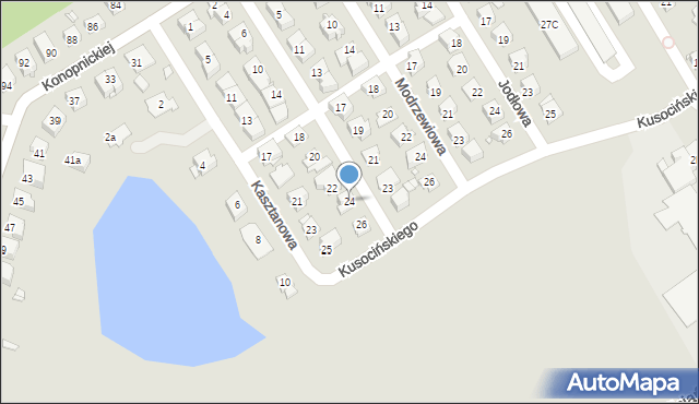 Brzeg, Cisowa, 24, mapa Brzeg