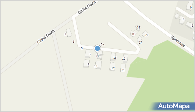 Buk, Cicha Oaza, 11, mapa Buk