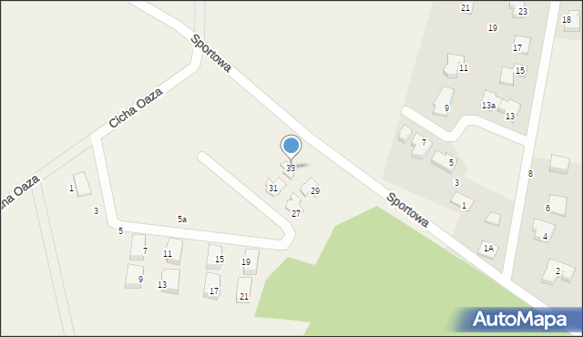 Buk, Cicha Oaza, 33, mapa Buk