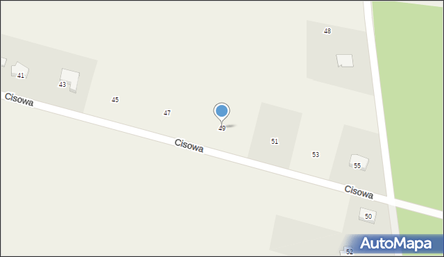 Cewlino, Cisowa, 49, mapa Cewlino