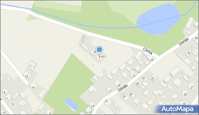Chroberz, Cicha, 1, mapa Chroberz