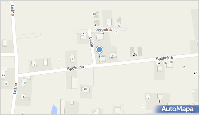 Chrząstawa Wielka, Cicha, 2, mapa Chrząstawa Wielka