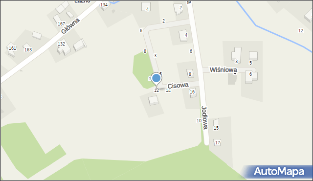 Chwałowice, Cisowa, 12, mapa Chwałowice