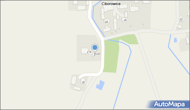 Ciborowice, Ciborowice, 17, mapa Ciborowice