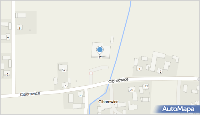 Ciborowice, Ciborowice, 37, mapa Ciborowice