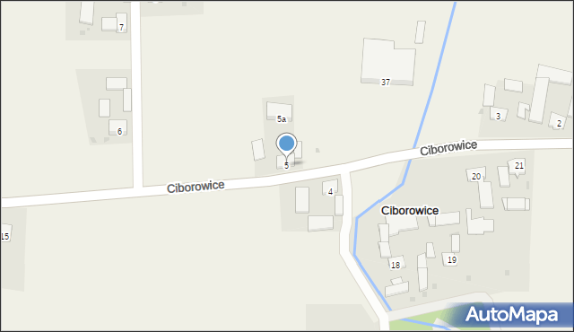 Ciborowice, Ciborowice, 5, mapa Ciborowice
