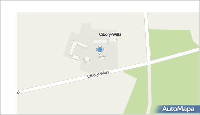 Cibory-Witki, Cibory-Witki, 6, mapa Cibory-Witki