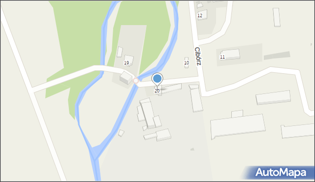 Cibórz, Cibórz, 20, mapa Cibórz