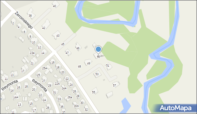 Cibórz, Cibórz, 50, mapa Cibórz