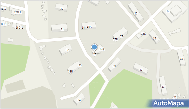 Cibórz, Cibórz, 17, mapa Cibórz