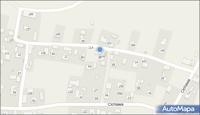 Cichawa, Cichawa, 46, mapa Cichawa