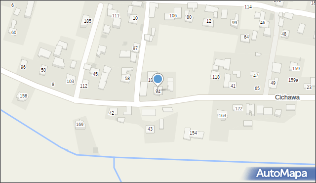 Cichawa, Cichawa, 94, mapa Cichawa