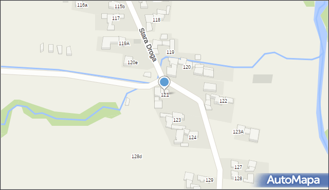 Ciche, Ciche, 121, mapa Ciche