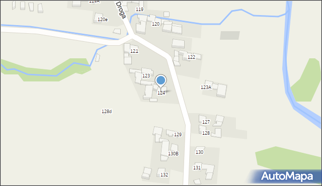 Ciche, Ciche, 124, mapa Ciche