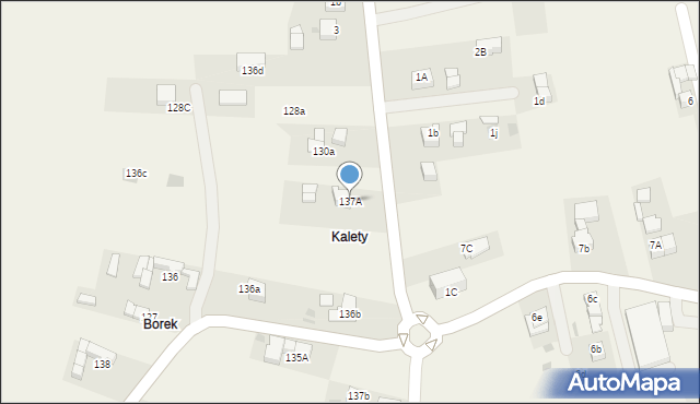 Ciche, Ciche, 137A, mapa Ciche