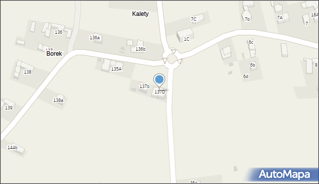 Ciche, Ciche, 137D, mapa Ciche