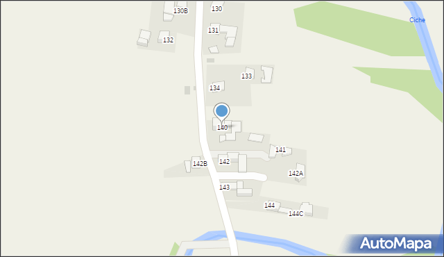 Ciche, Ciche, 140, mapa Ciche