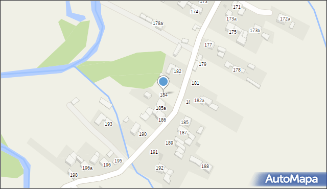 Ciche, Ciche, 184, mapa Ciche