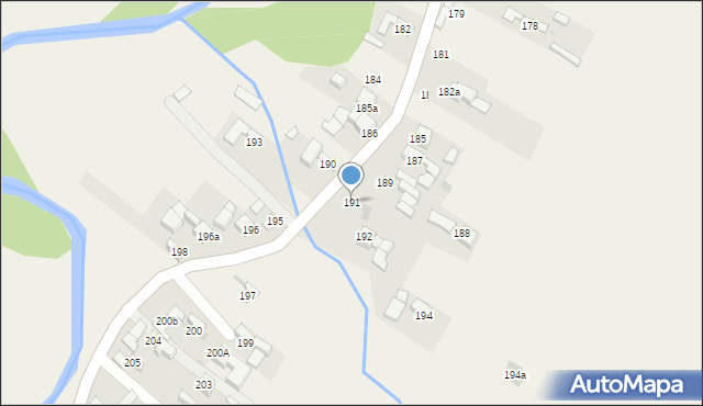 Ciche, Ciche, 191, mapa Ciche