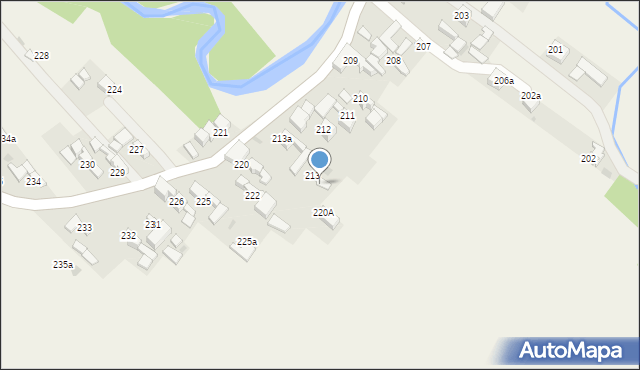 Ciche, Ciche, 213b, mapa Ciche