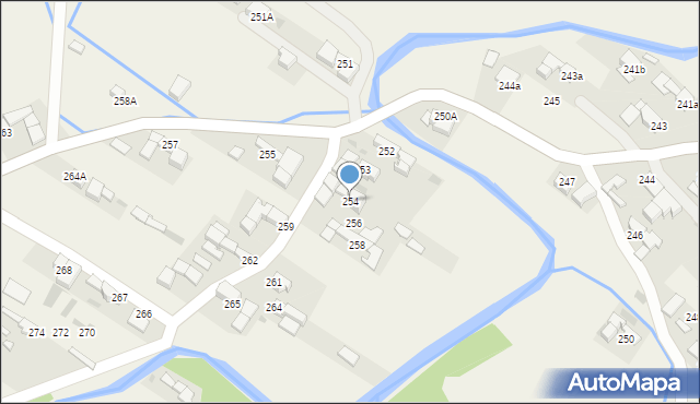 Ciche, Ciche, 254, mapa Ciche